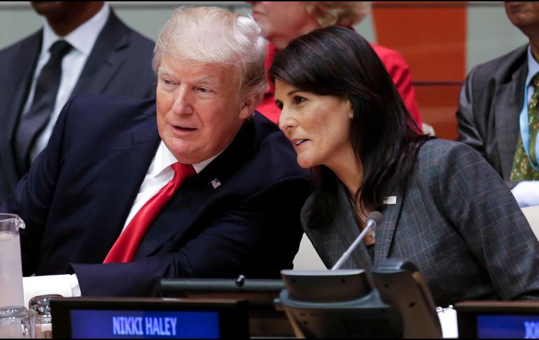 El anuncio, en video, significa un viraje para Nikki Haley, exfuncionaria del gobierno de Trump. AP/ARCHIVO