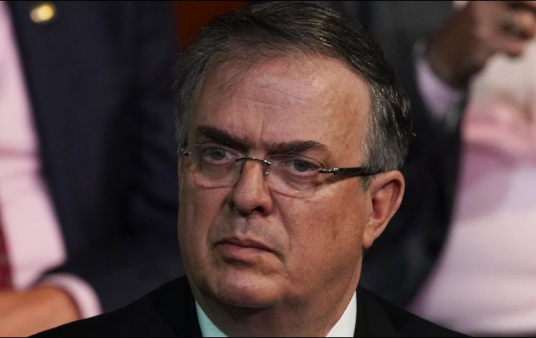 El canciller Marcelo Ebrard detalló cómo van los trabajos de ayuda en Turquía y Siria por parte de México. AP/. Ugarte