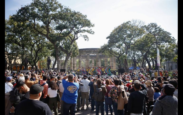 El tradicional mariachi se hizo presente en los festejos. EL INFORMADOR/C. Zepeda