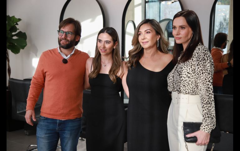 Elíseo González, Paola Aguilera, Claudia González e Irina Usoltceva. GENTE BIEN JALISCO/Tony Martínez