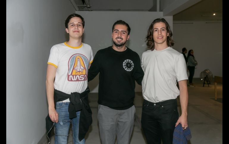 Carlos Riggen, José Hernández y Esteban González. GENTE BIEN JALISCO/Jorge Soltero