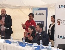 La UdeG y la empresa Jabil Inc. inauguraron el curso del programa de estudios en Técnico Superior Universitario en Electrónica y Pruebas. EL INFORMADOR/ ALONSO CAMACHO