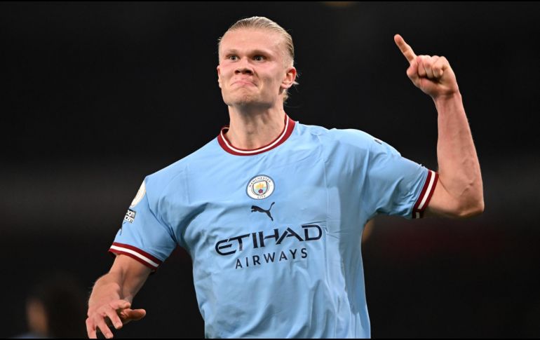 Haaland rompió la racha de tres partidos sin anotación. EFE/Haaland