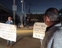 La Organización Nacional de los Derechos Humanos y Laborales de los Policías convocó una manifestación en apoyo a las víctimas. ESPECIAL