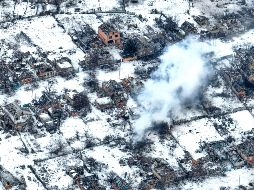 Algunos de los misiles de crucero Kh-22 alcanzaron sus objetivos. AP/Libkos