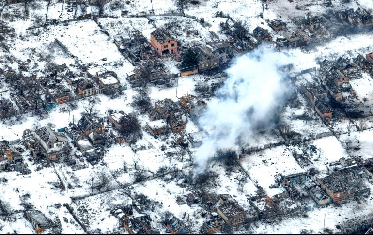 Algunos de los misiles de crucero Kh-22 alcanzaron sus objetivos. AP/Libkos