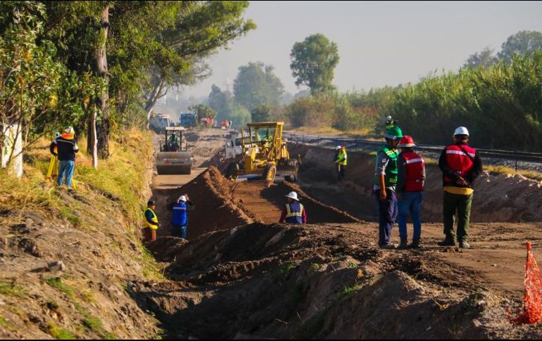 En los 10.5 kilómetros intervenidos, se han retirado 70 mil metros cúbicos de tierra, detallan. EL INFORMADOR/A. Navarro