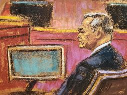 Hoy continuarán sus deliberaciones para determinar si García Luna es culpable o no de los cinco delitos que se le imputan. EFE/J. Rosenberg