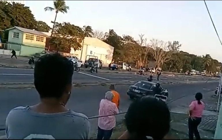 La balacera sucedió en la comunidad de Paso del Toro del municipio de Medellín de Bravo, Veracruz. ESPECIAL