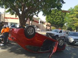 Tras el incidente, hubo cortes a la circulación. Secretaría de Seguridad