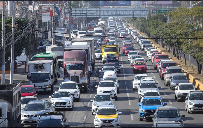 López Mateos se ha convertido en una de las avenidas más caóticas de Guadalajara. EL INFORMADOR/ ARCHIVO
