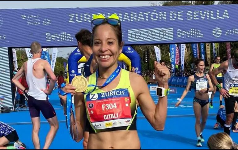 Desde hace algunos años, Citlalli Moscote ha mostrado ser una de las principales apuestas del atletismo mexicano. TWITTER / @ComudeZapopan