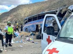 Quince de los 45 pasajeros murieron en el sitio del accidente y otros dos fallecieron en un hospital. ESPECIAL