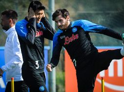 El georgiano Khvicha Kvaratskhelia ha sido el jugador sensación del Napoli esta temporada. EFE/C. Abbate