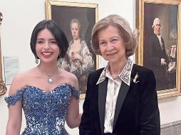 Ángela Aguilar y Sofía de Grecia, reina consorte de España. INSTAGRAM
