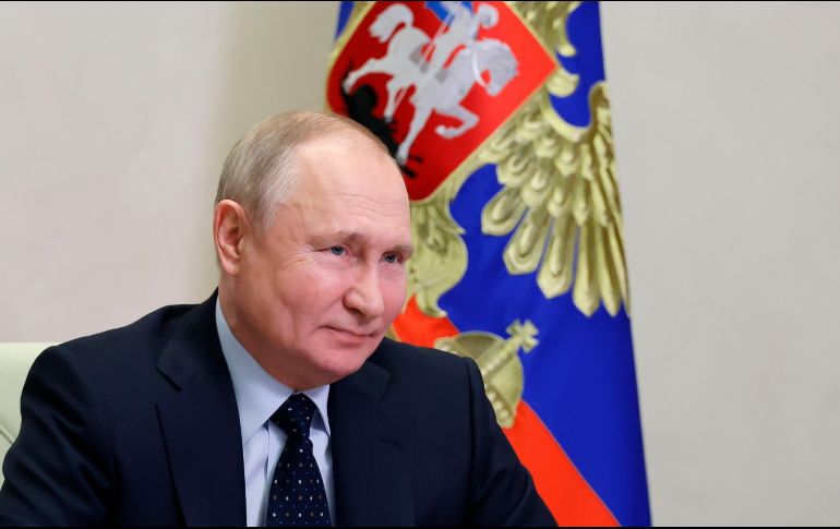 El presidente Vladimir Putin espera obtener la reelección para el periodo comprendido de 2024 a 2030. EL INFORMADOR/ Archivo