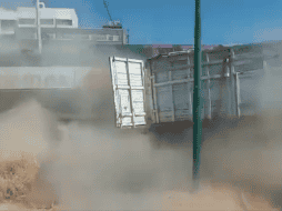 Por este hecho no se reportaron víctimas, aunque sí daños materiales. ESPECIAL