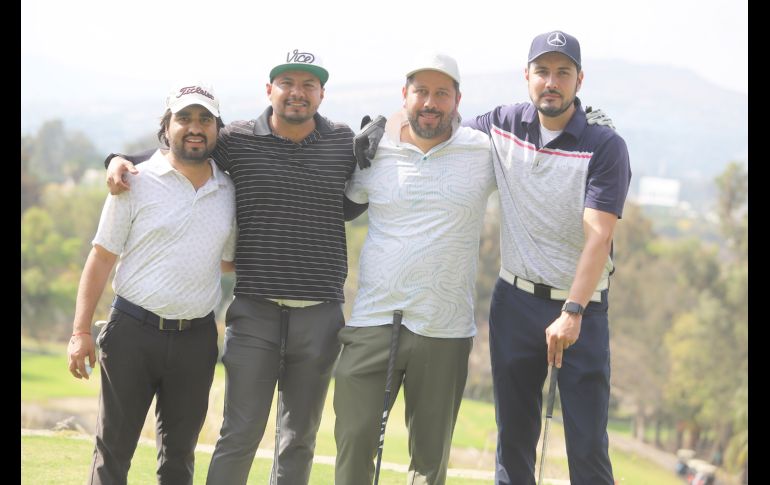 Fernando Olivares, Jorge Herrera, Nacho García y Manuel González. GENTE BIEN JALISCO/Claudio Jimeno