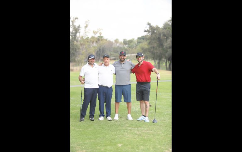 David Álvarez Casillas, David Álvarez Jiménez, Juan Pablo Álvarez y Ricardo Tejeda. GENTE BIEN JALISCO/Claudio Jimeno