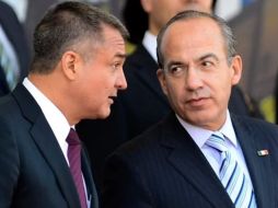 Felipe Calderón defendió su estrategia contra el narcotráfico. ESPECIAL