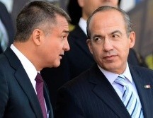 Felipe Calderón defendió su estrategia contra el narcotráfico. ESPECIAL