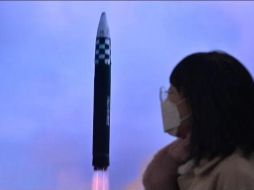 El ejercicio tuvo una duración aproximada de cinco horas y fue llevado a cabo al este de la isla surcoreana de Ulleung. AFP/ A. Wallace