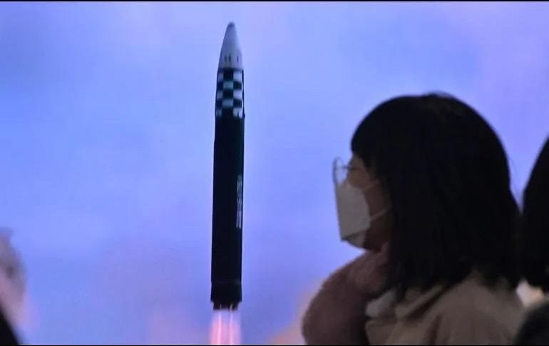 El ejercicio tuvo una duración aproximada de cinco horas y fue llevado a cabo al este de la isla surcoreana de Ulleung. AFP/ A. Wallace