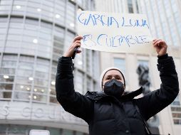 El diputado Gerardo Fernández Noroña se dijo satisfecho por el veredicto contra Genaro García Luna. EFE / J. Lane