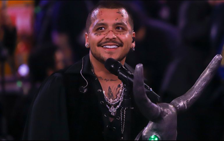 Christian Nodal aprovechó para presumir un nuevo récord en su carrera musical: se conviertió en el artista mexicano número uno con más oyentes en Spotify. EL INFORMADOR / ARCHIVO