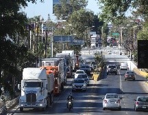 Esta mañana, transportistas se manifestaron desde distintos tipos de la ciudad. EL INFORMADOR/ CARLOS ZEPEDA