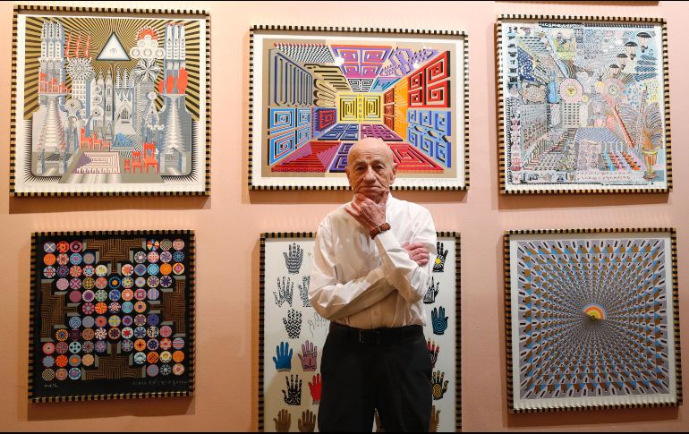 Pedro Friedeberg considera que se puede explorar lo onírico en busca del arte. EFE/S. Gutiérrez