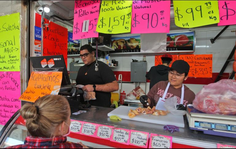 El índice de precios de la canasta básica, conformada por 176 productos y servicios, escaló un 0.3 % quincenal y un 8.28 % a tasa anual. EL INFORMADOR/ARCHIVO