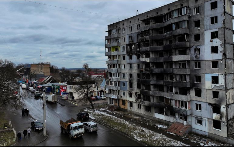 Los ataques aéreos rusos han destruido importantes infraestructuras civiles ucranianas. AP/T. Camus