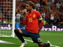 Sergio Ramos ganó con España el Mundial de Sudáfrica 2010 y las Eurocopas de 2008 y 2012. AFP / ARCHIVO