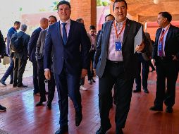 Samuel García, gobernador de Nuevo León y Francisco Xavier Orendáin De Obeso Coordinador General Estratégico de Crecimiento y Desarrollo Económico. ESPECIAL