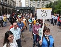 Cada año tendrán que hacerse tres simulacros de manera obligatoria. EL INFORMADOR/ ARCHIVO