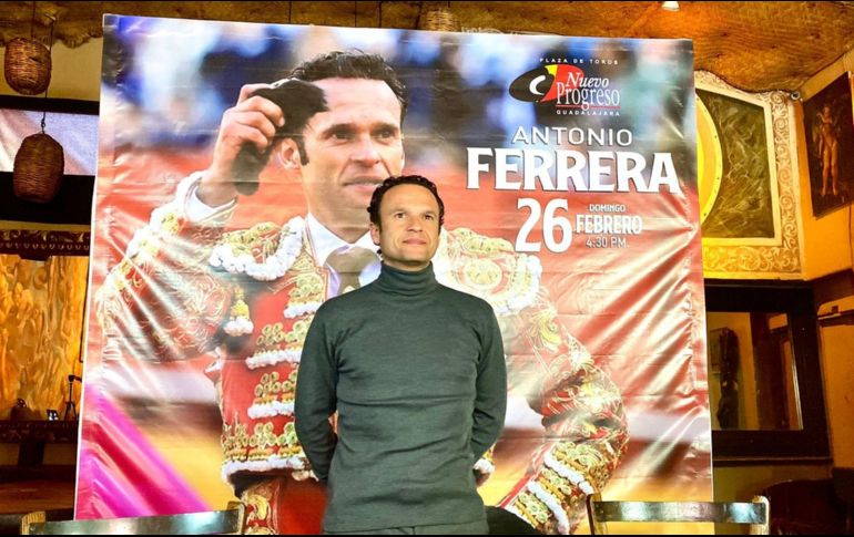 La cuarta corrida de aniversario tendrá a Antonio Ferrera como primer espada. ESPECIAL/Ricardo Sotelo