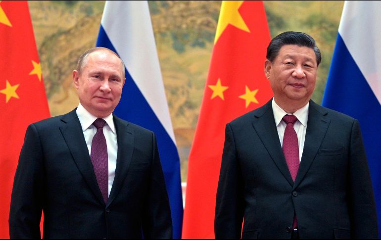 Xi Jinping y Vladimir Putin emitieron una declaración en el pasado de que sus gobiernos tenían una amistad 