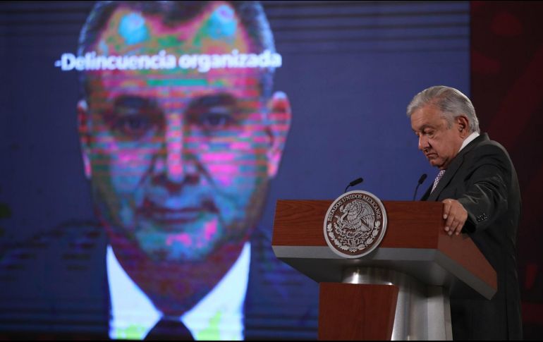 López Obrador aseguró que el Senado estadounidense quiere obtener informes sobre la relación de agencias antidrogas con García Luna. SUN/G. Espinoza