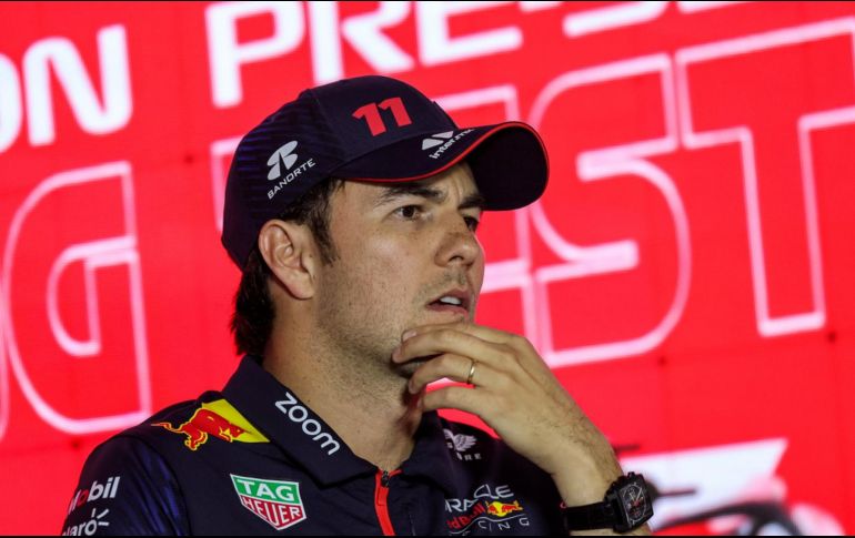 Sergio Pérez ya se prepara para lo que será el Gran Premio de Bareín. AFP/Archivo