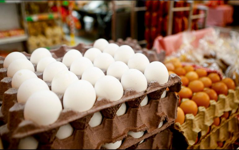 Experto prevé que el precio del huevo se mantendrá caro al menos hasta marzo. EL INFORMADOR/ARCHIVO