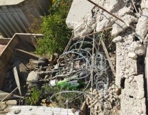 La válvula de alivio de la pipa presentó una fuga que fue controlada por los bomberos. ESPECIAL