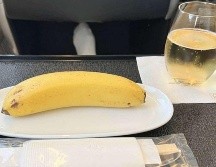 El desayuno vegano de la aerolínea. ESPECIAL
