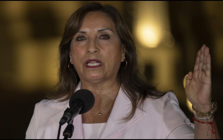 La presidenta Dina Boluarte, acusó de 
