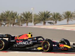 El mexicano Checo Pérez fue el que más rodó, con 133 vueltas. AFP / G. Cacace