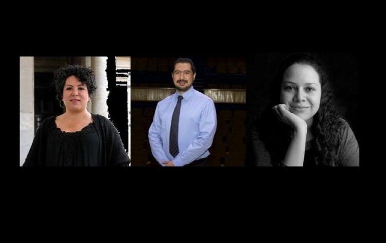 María Katzarava, Luis Manuel Sánchez y Karen Villeda. CORTESÍA/ Secretaría de Cultura