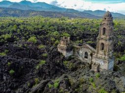 La lava del volcán sepultó el pueblo entero. SUN