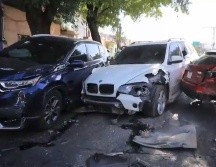 El choque ocurrió sobre la avenida Colón, esquina con calle Pino, en la colonia del Fresno. ESPECIAL