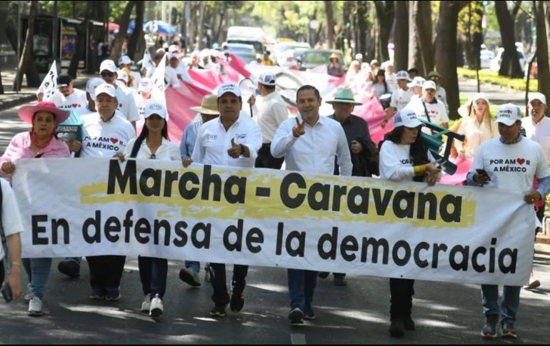 Silvano Aureoles, exgobernador de Michoacán, llegó a la CDMX. SUN