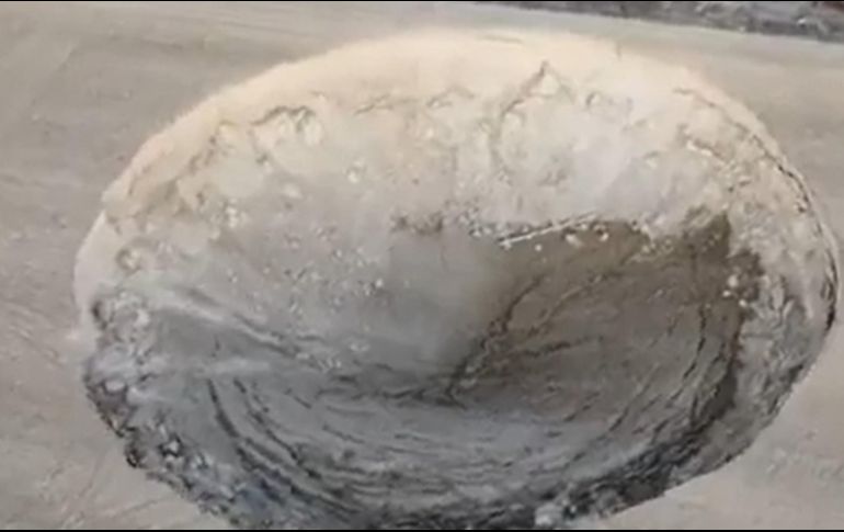 Enorme cráter se ha formado en Konya. ESPECIAL